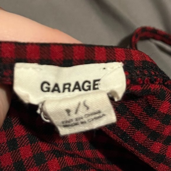 Garage 90's Styled Checkered Cropped Tank Top - Picture 3 of 3